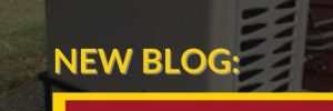 Blog promotion image for the article, "How to Afford a Standby Generator: The 0% Down Guide," containing an image of a generator installed outside of a home by Brook Field Service.